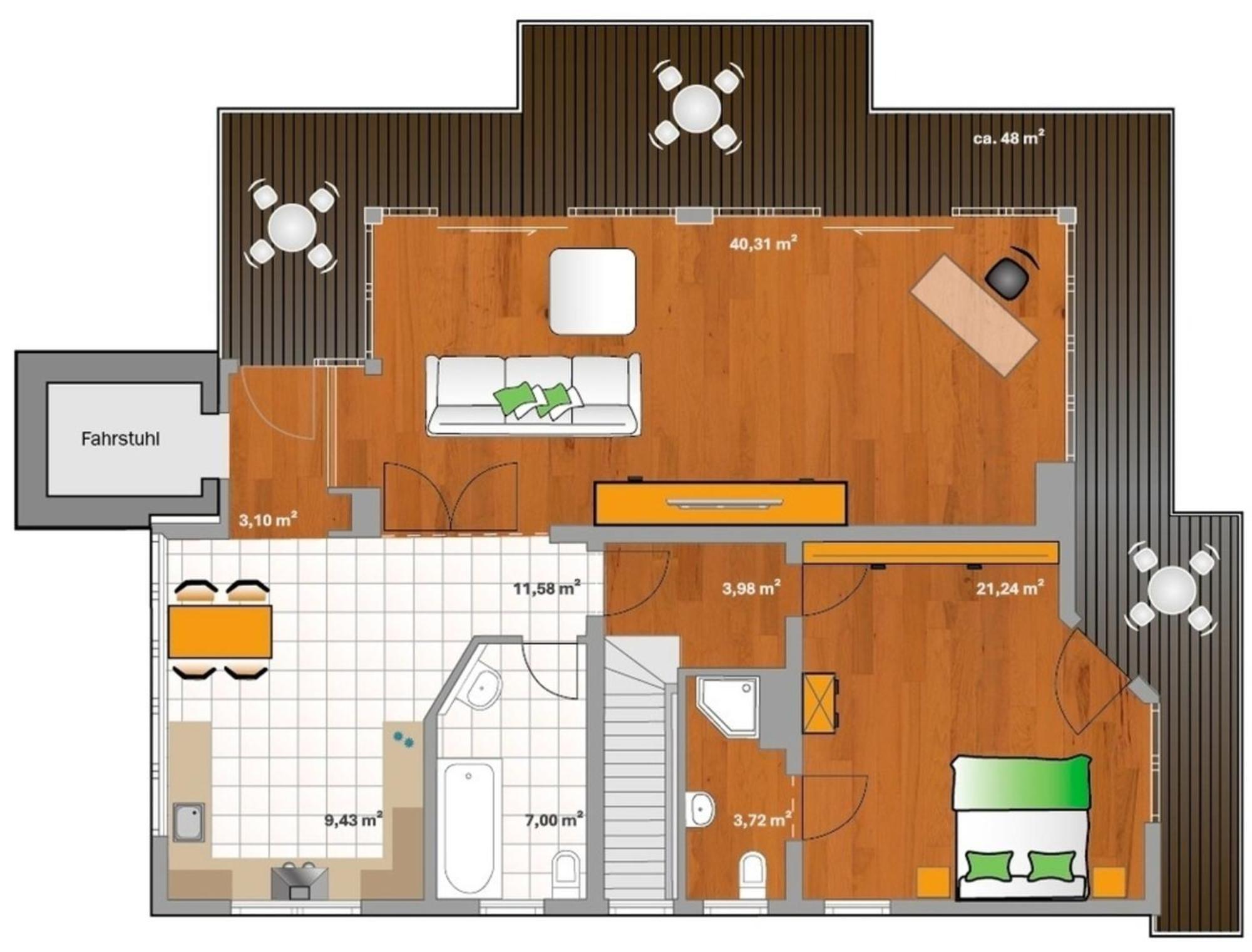 Apartmán Ancora Marina Haus 2 Penthouse Neustadt in Holstein Exteriér fotografie